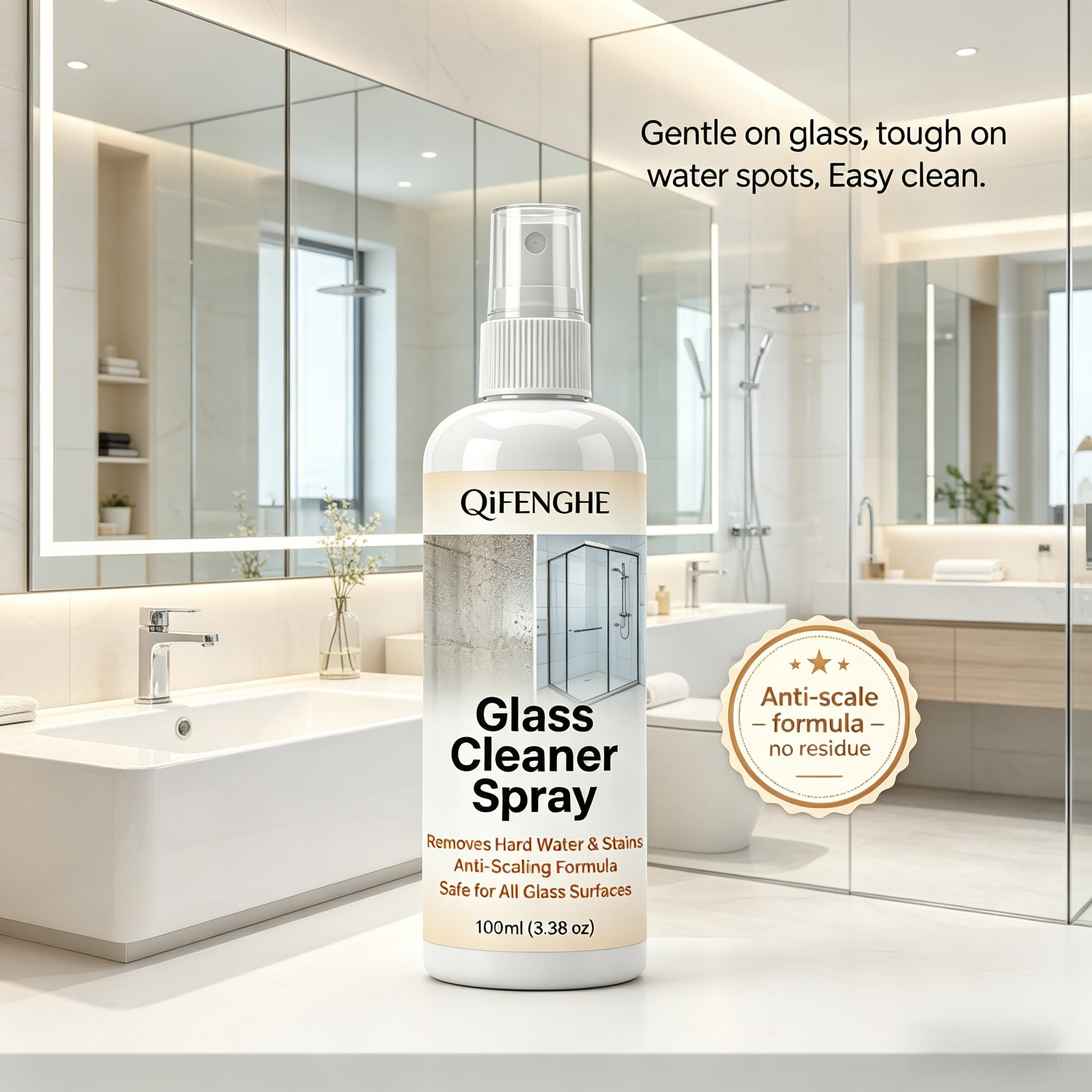 Instant Hard Water Stain Remov - Glass Cleaner Streak recensie en prijs