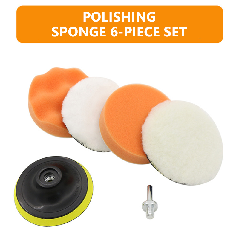 6pcs/set Car Polishing Sponge  - Polish Pad Set Buffer recensie en prijs