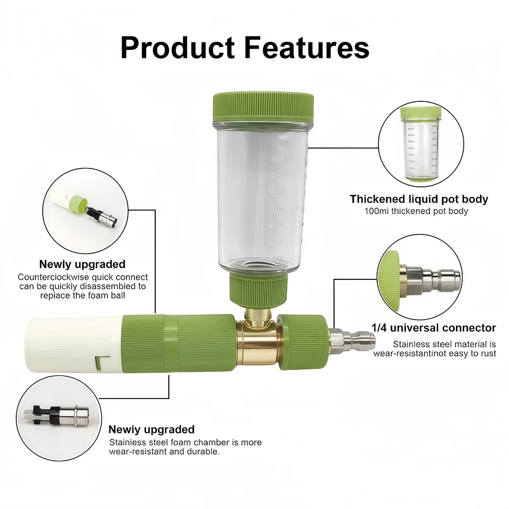 100ml Handheld Snow Foam Canno - Foam Cannon Car Wash recensie en prijs