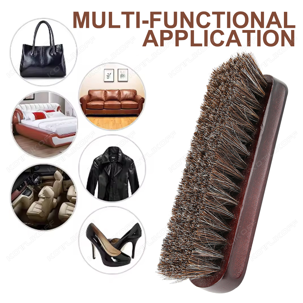 Premium Horsehair Shoe Brush F - Dirt Brush Interior recensie en prijs
