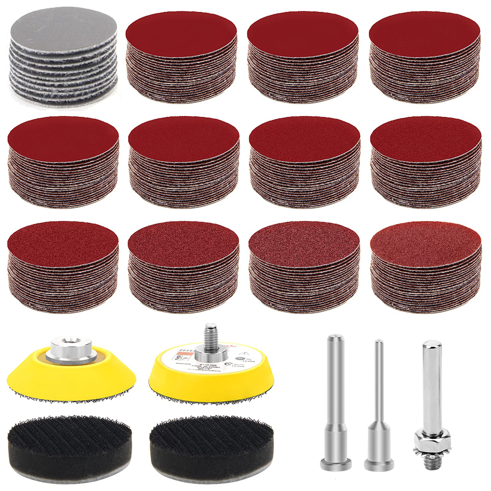 2 Inch Red Sandpaper Set 247 P - Polish Pad Set Buffer recensie en prijs