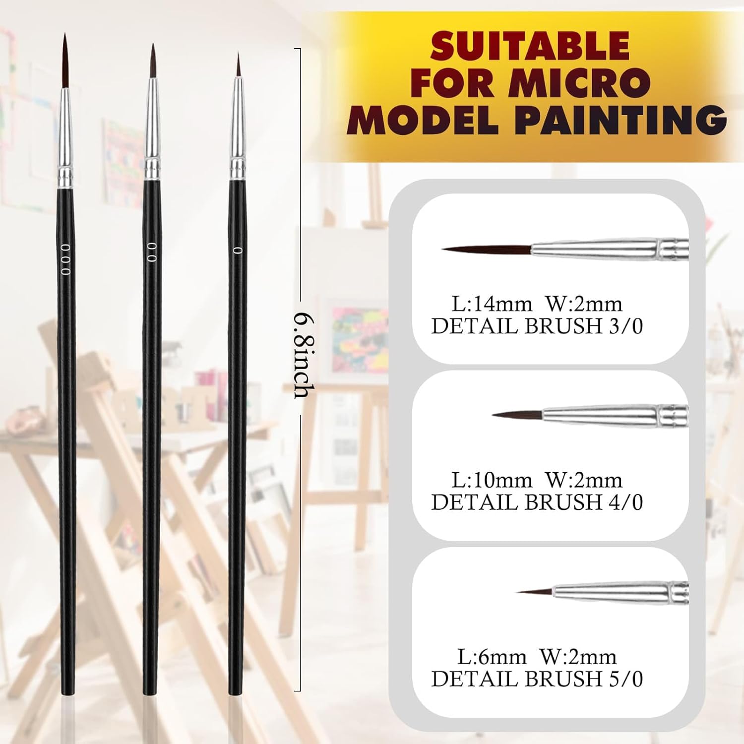 30 Pcs Fine Detail Paint Brush - Detailing Brush Set recensie en prijs