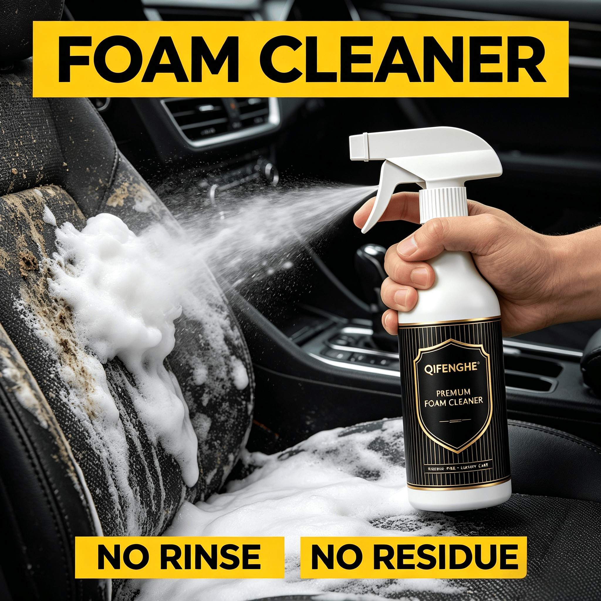 2-in-1 Foam Cleaner – Waterles - Seat Cleaner Fabric recensie en prijs