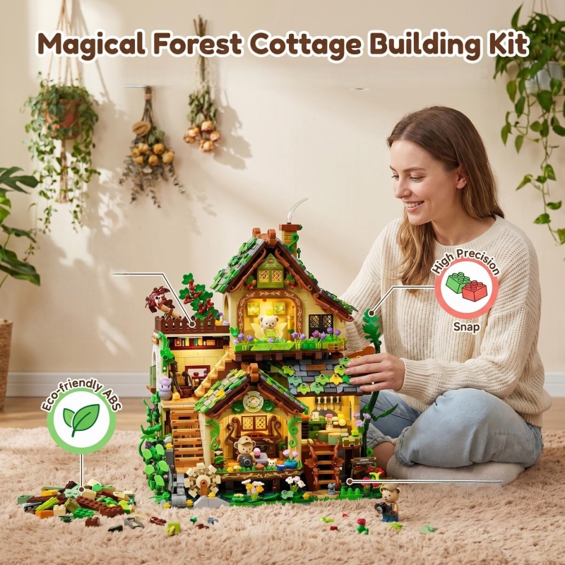 Whimsical Forest Elf Cottage B - Interior Detailing Kit recensie en prijs