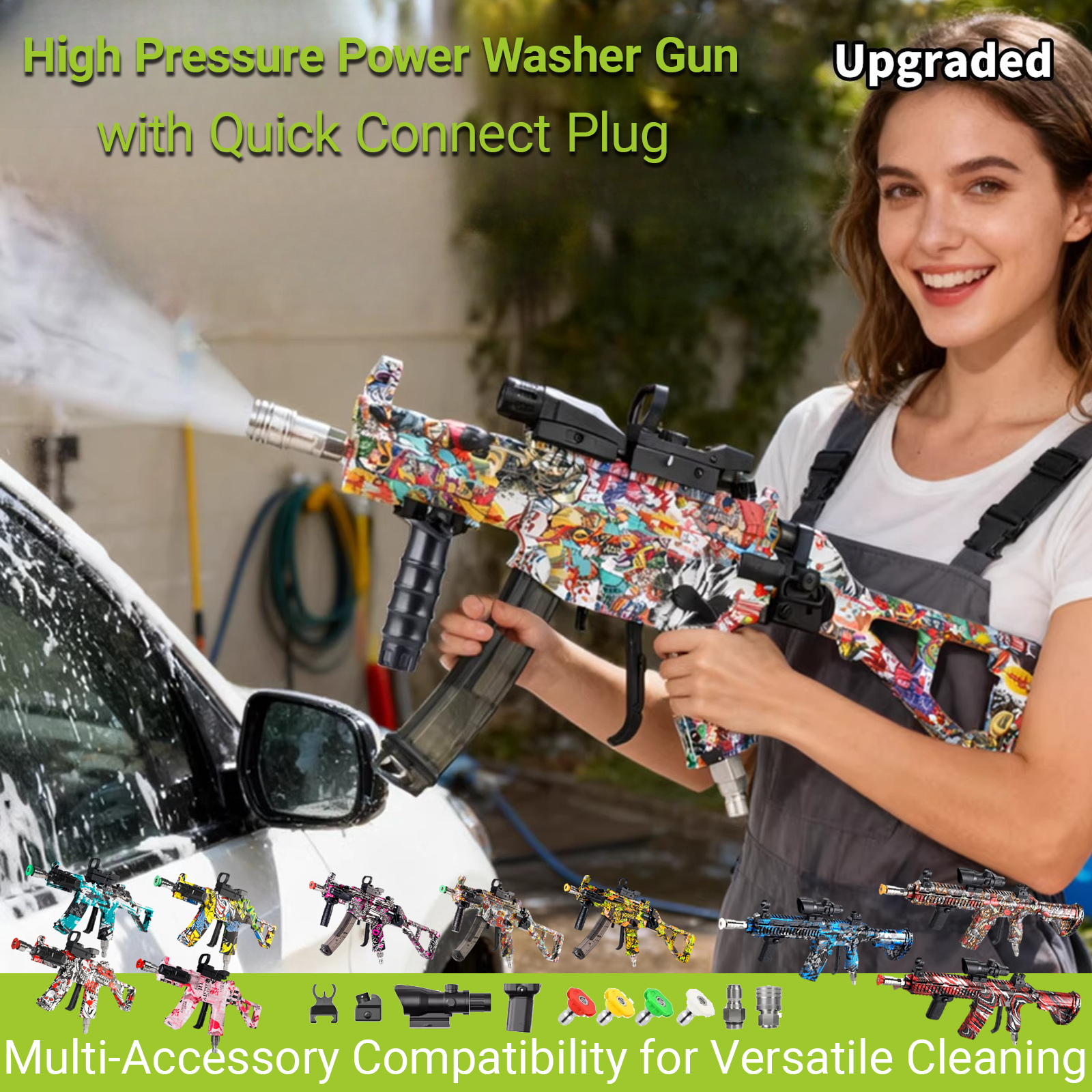 High Pressure Power Washer Gun - Foam Cannon Car Wash recensie en prijs