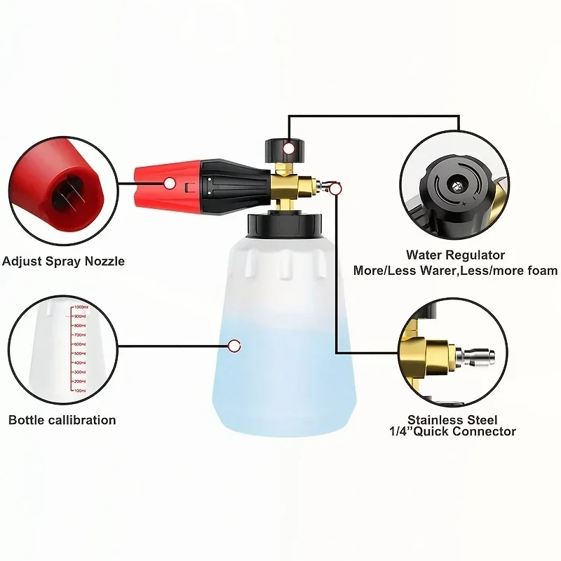 High Pressure PA Foam Cannon   - Pressure Washer Foam Gun recensie en prijs