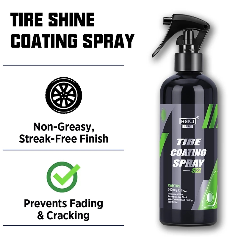 2026 Hot Tyre Gloss Tire Coati - Tire Shine Spray Sealant recensie en prijs