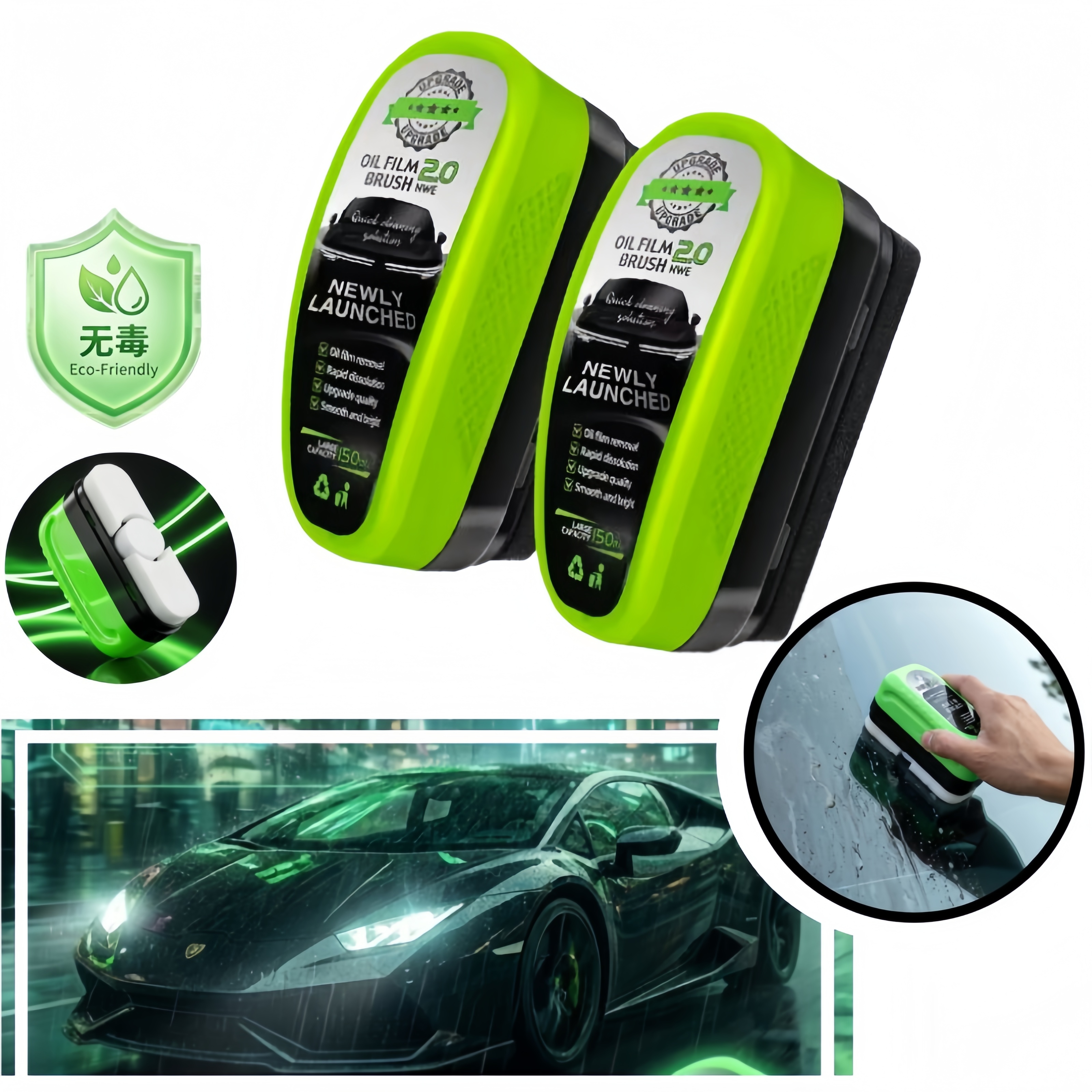 Non Toxic Car Glass Oil Film R - Detailing Brush Set recensie en prijs