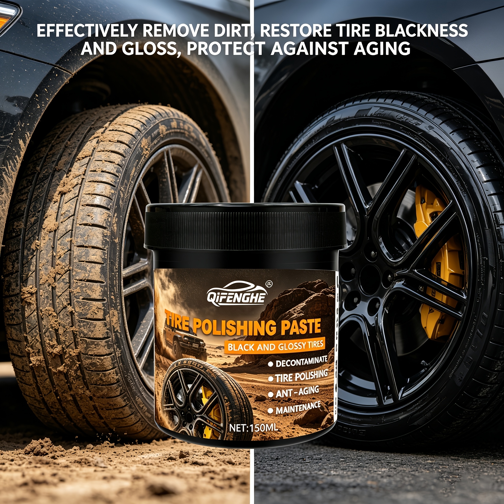 Car Tire Polish Paste Kit - Hi - Wax Applicator Pad recensie en prijs