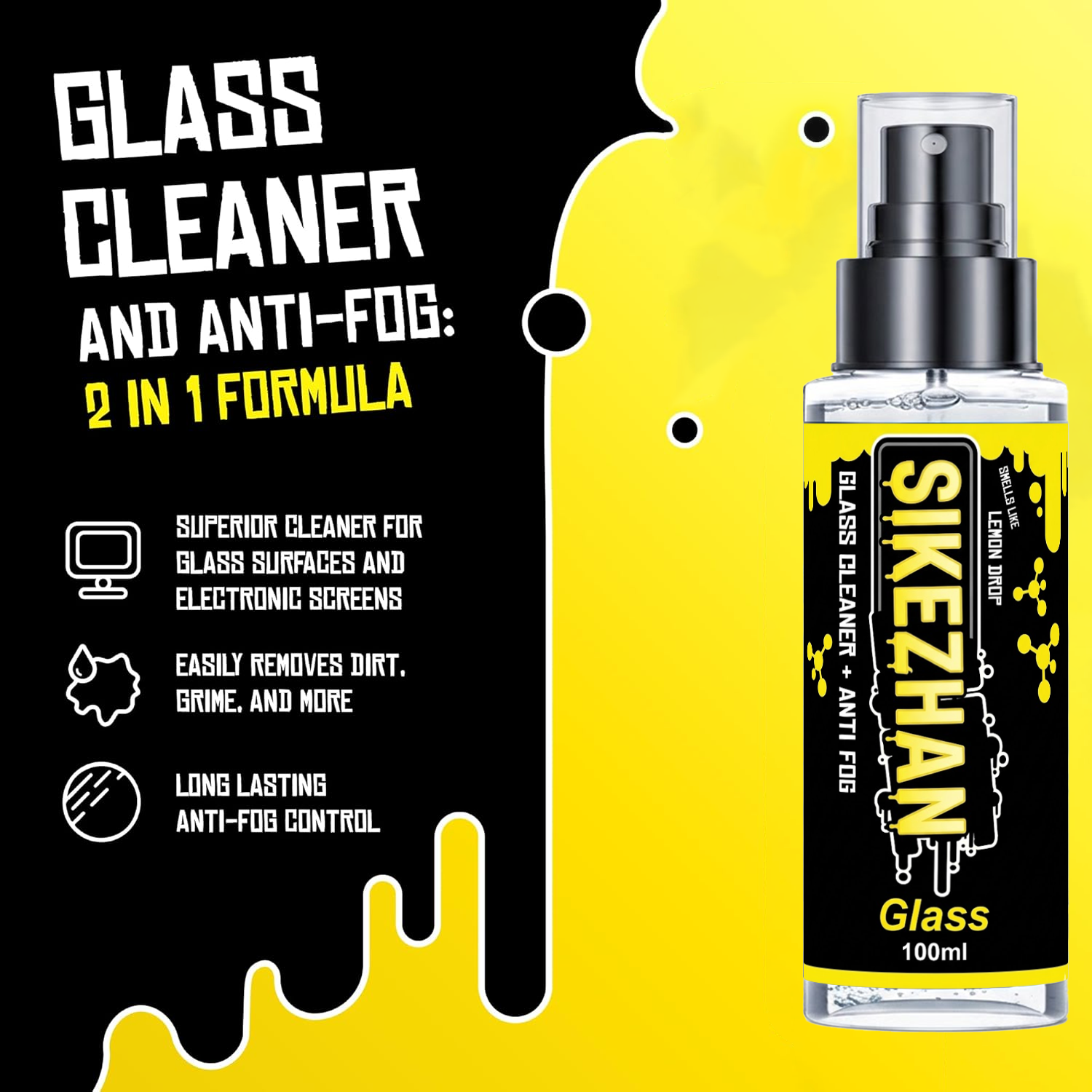2-in-1 Anti-Fog Spray & Glass  - Glass Cleaner Streak recensie en prijs