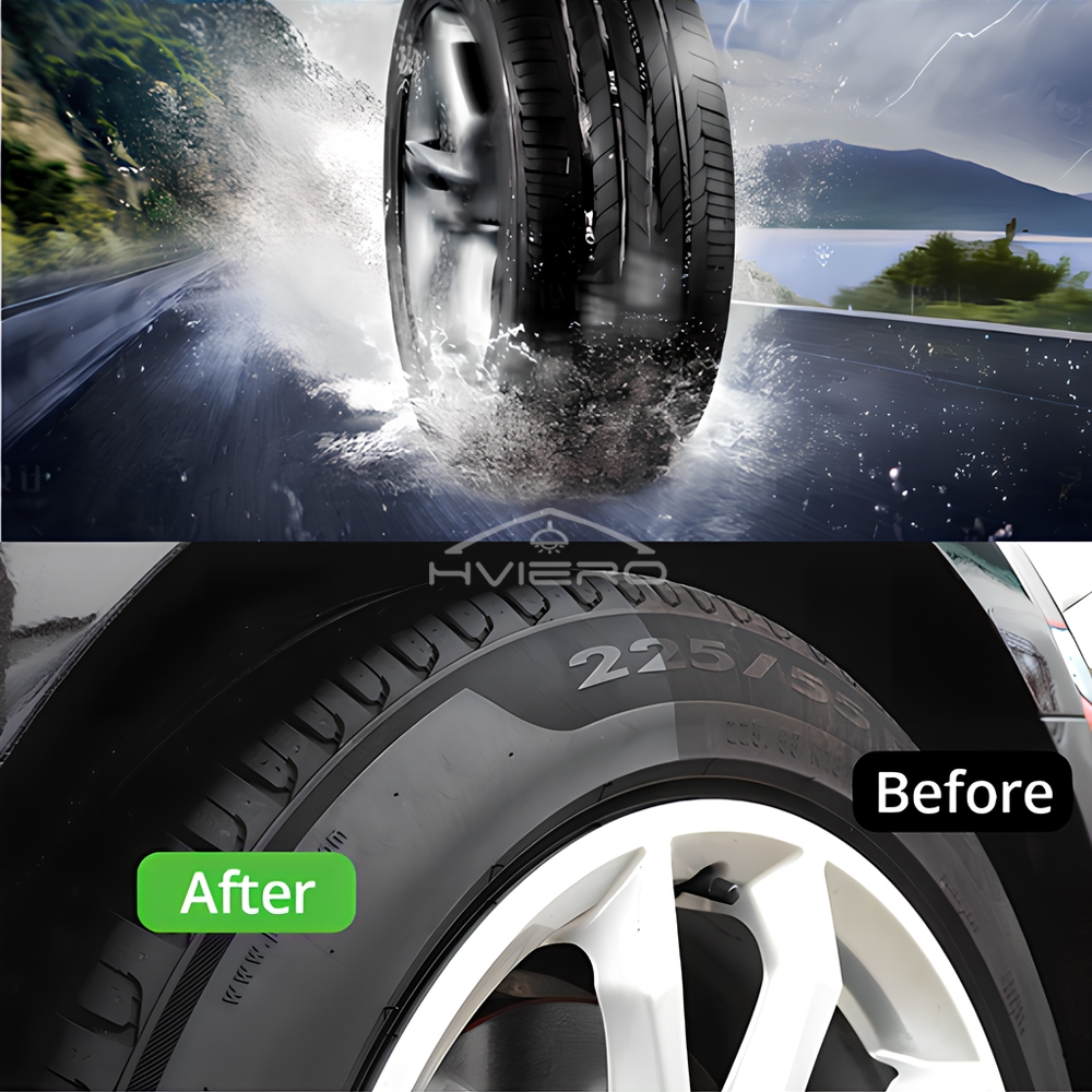 Tyre Gloss HVIERO S22 Tire Coa - Tire Shine Spray Sealant recensie en prijs