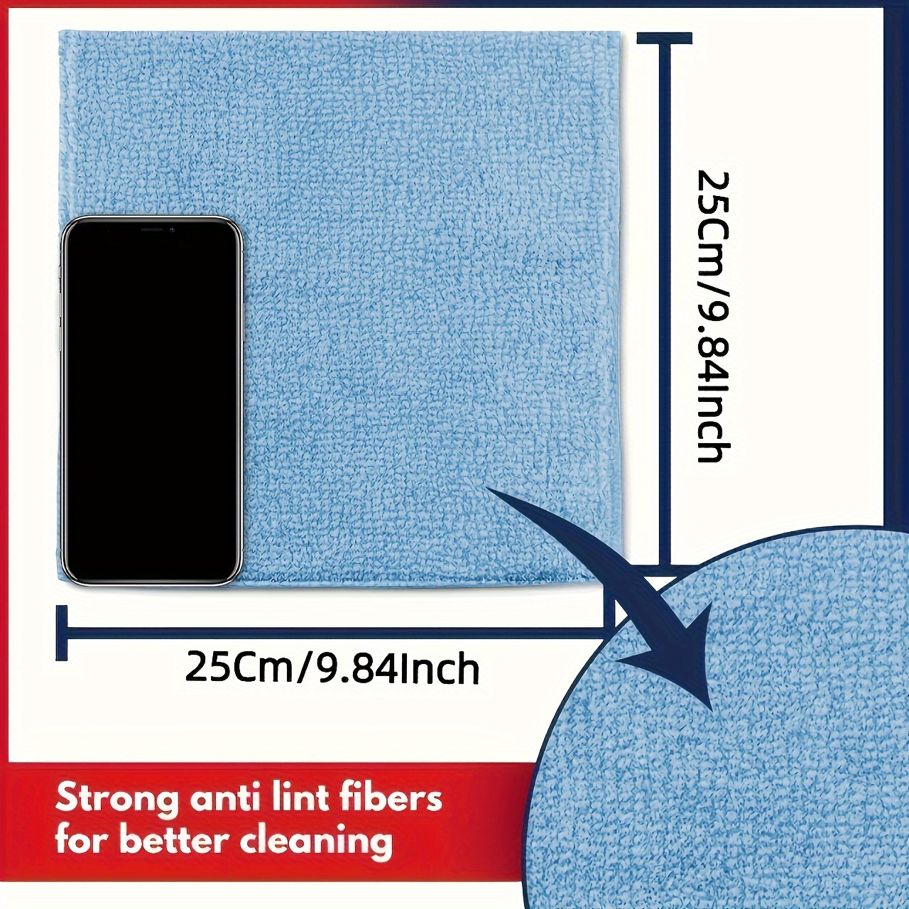 1-50pcs Light Blue Microfiber  - Microfiber Towel Detailing recensie en prijs