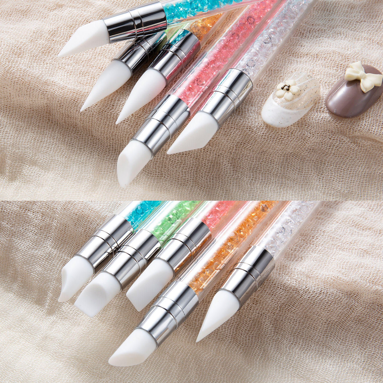 5PCS Double Head Silicone Nail - Wax Applicator Pad recensie en prijs