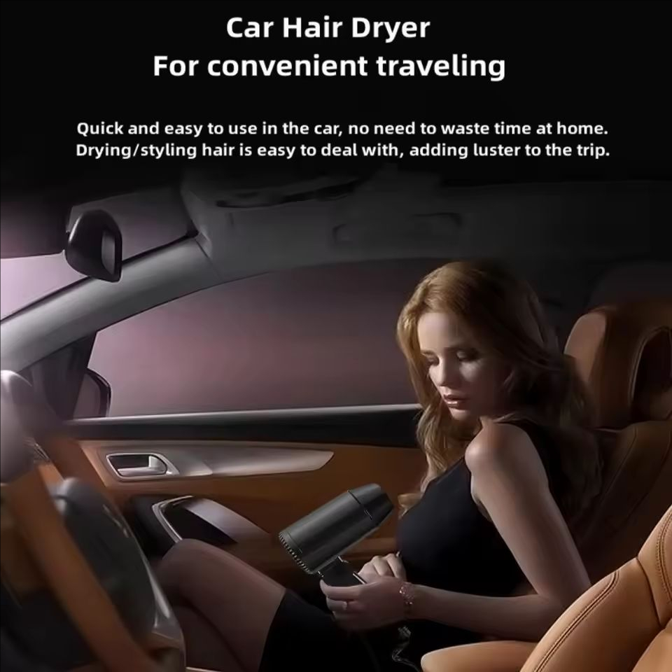 Portable 12V Folding Car Hair  - Dryer Car Blower recensie en prijs