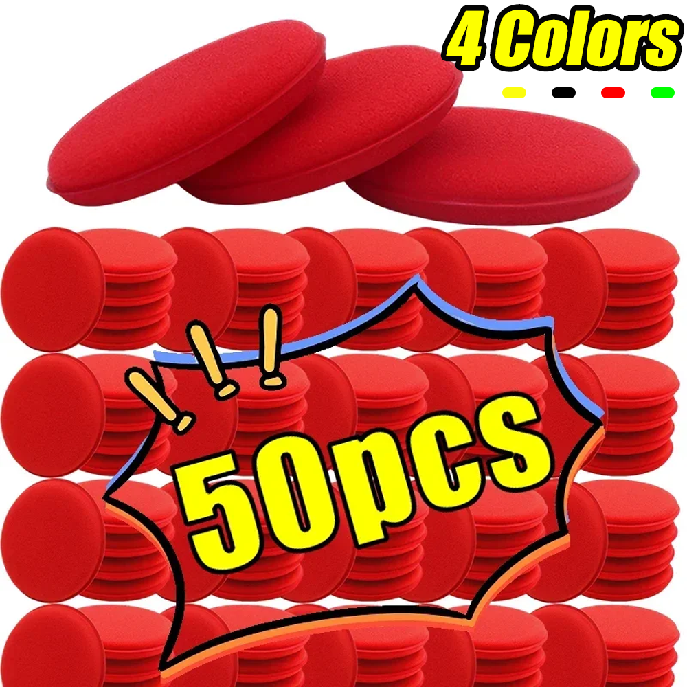 50pcs Round Car Ultra Soft Foa - Wax Applicator Pad recensie en prijs