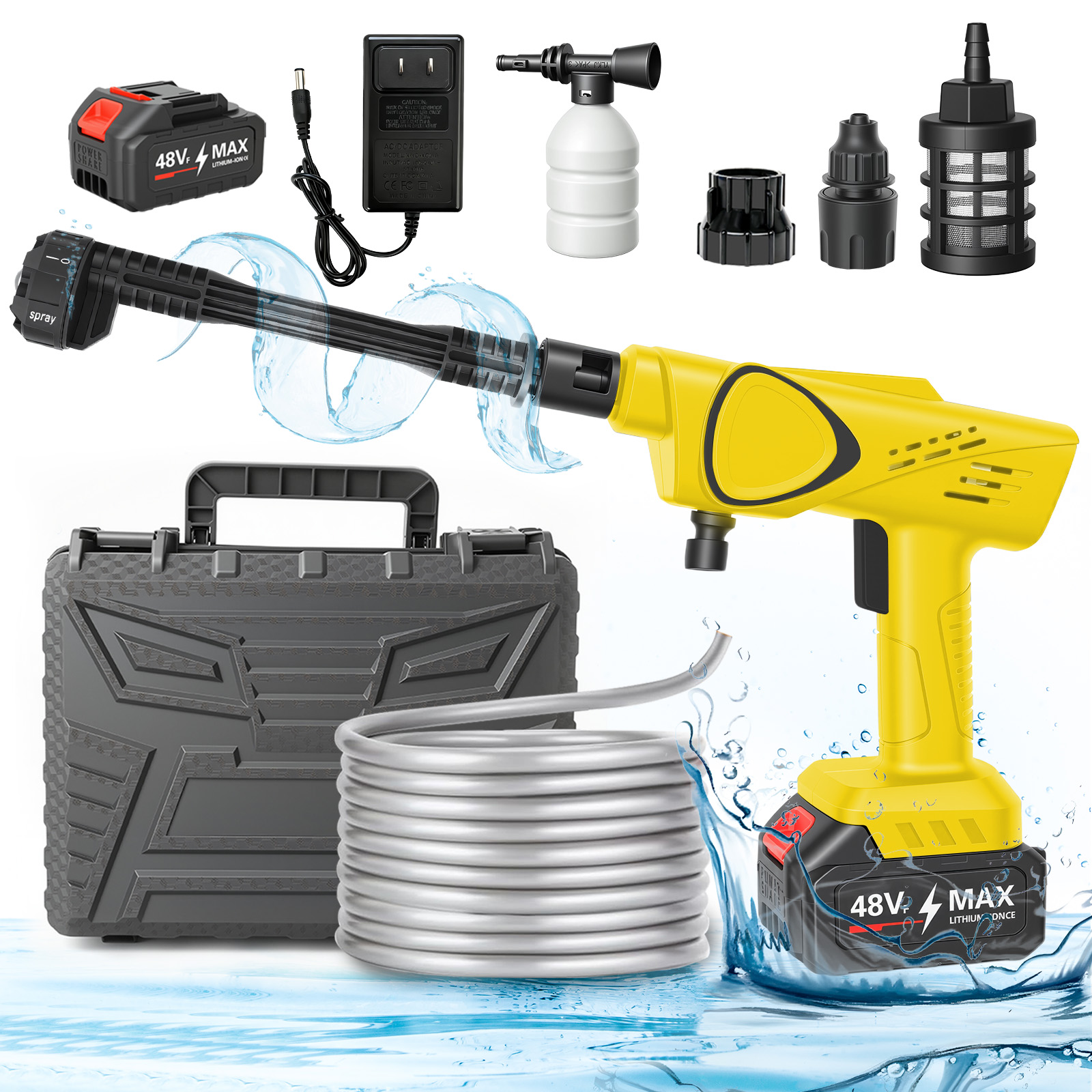 21V Portable Cordless Pressure - Car Shampoo Ph recensie en prijs