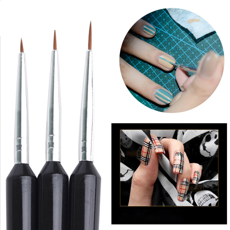 3Pcs Ultra-fine Nail Art Liner - Detailing Brush Set recensie en prijs