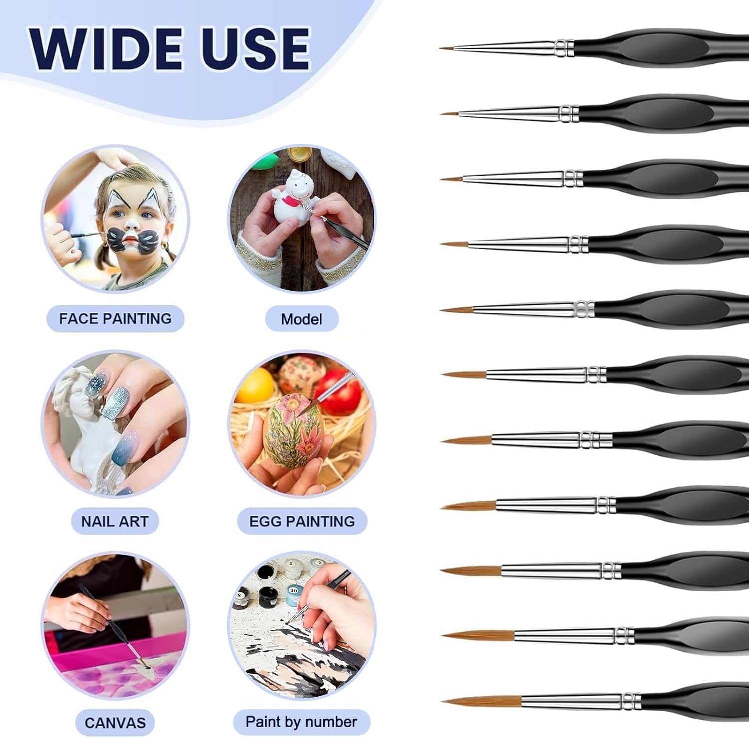11 Pcs Detail Paint Brushes Se - Detailing Brush Set recensie en prijs