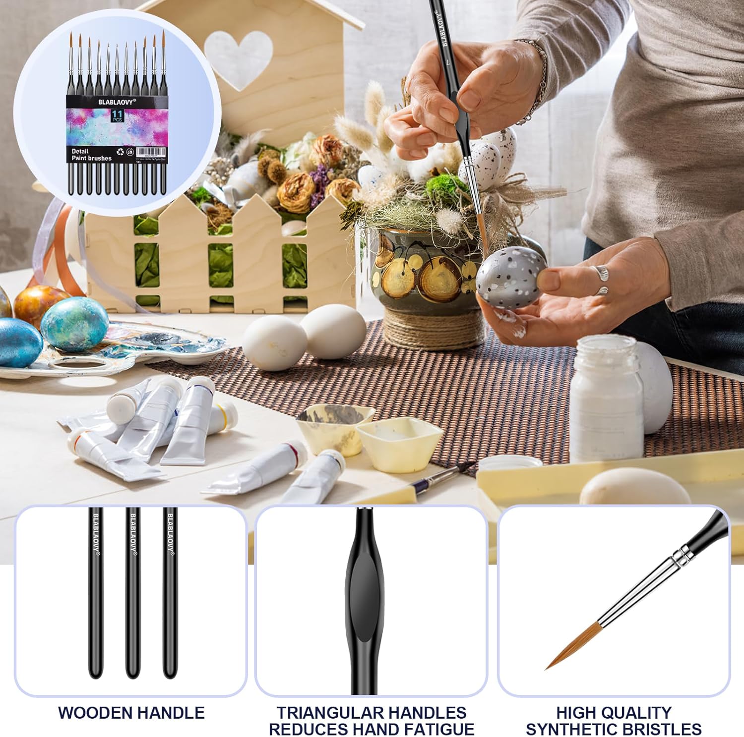 11 Pcs Detail Paint Brushes Se - Detailing Brush Set recensie en prijs