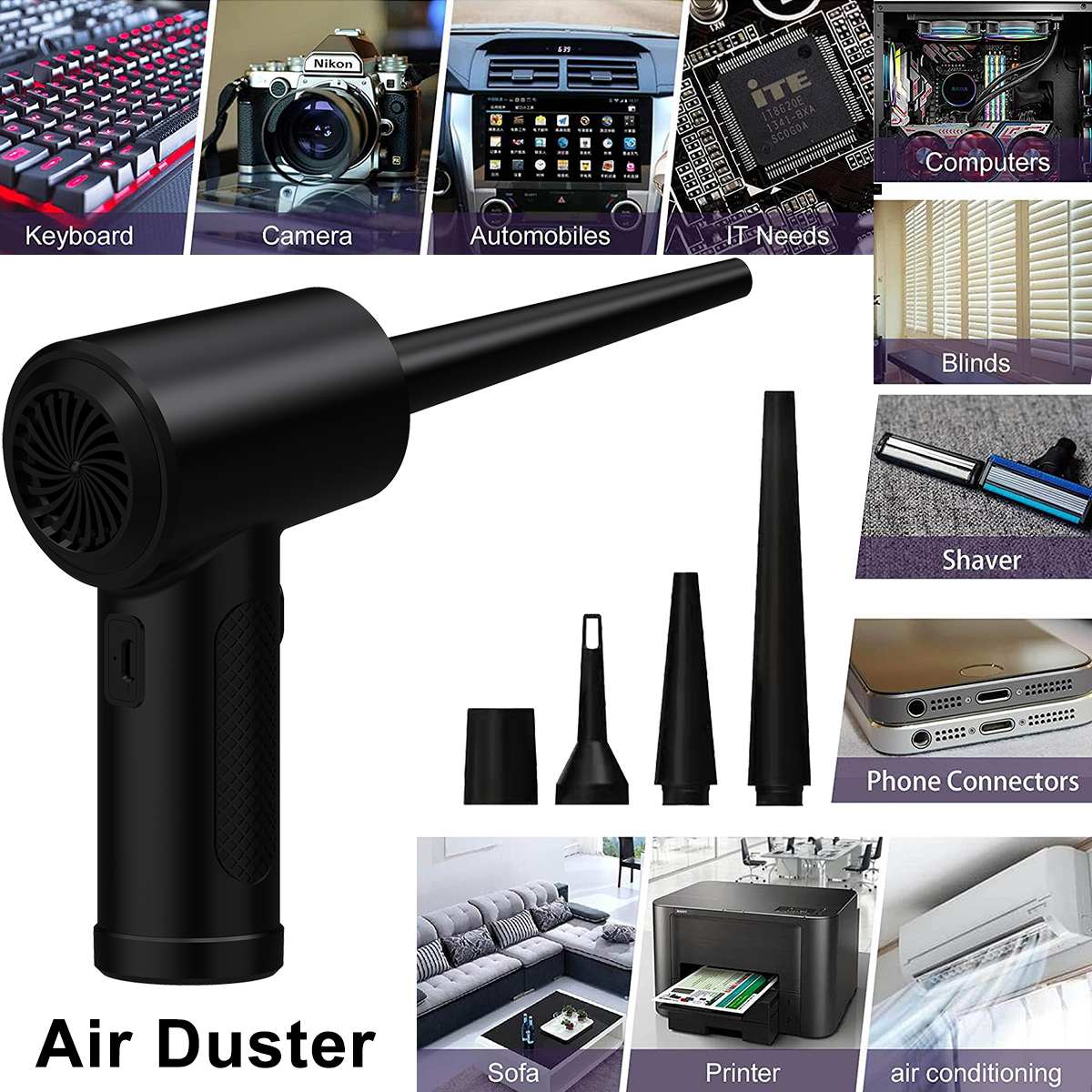 Compressed Air Duster for Comp - Dryer Car Blower recensie en prijs