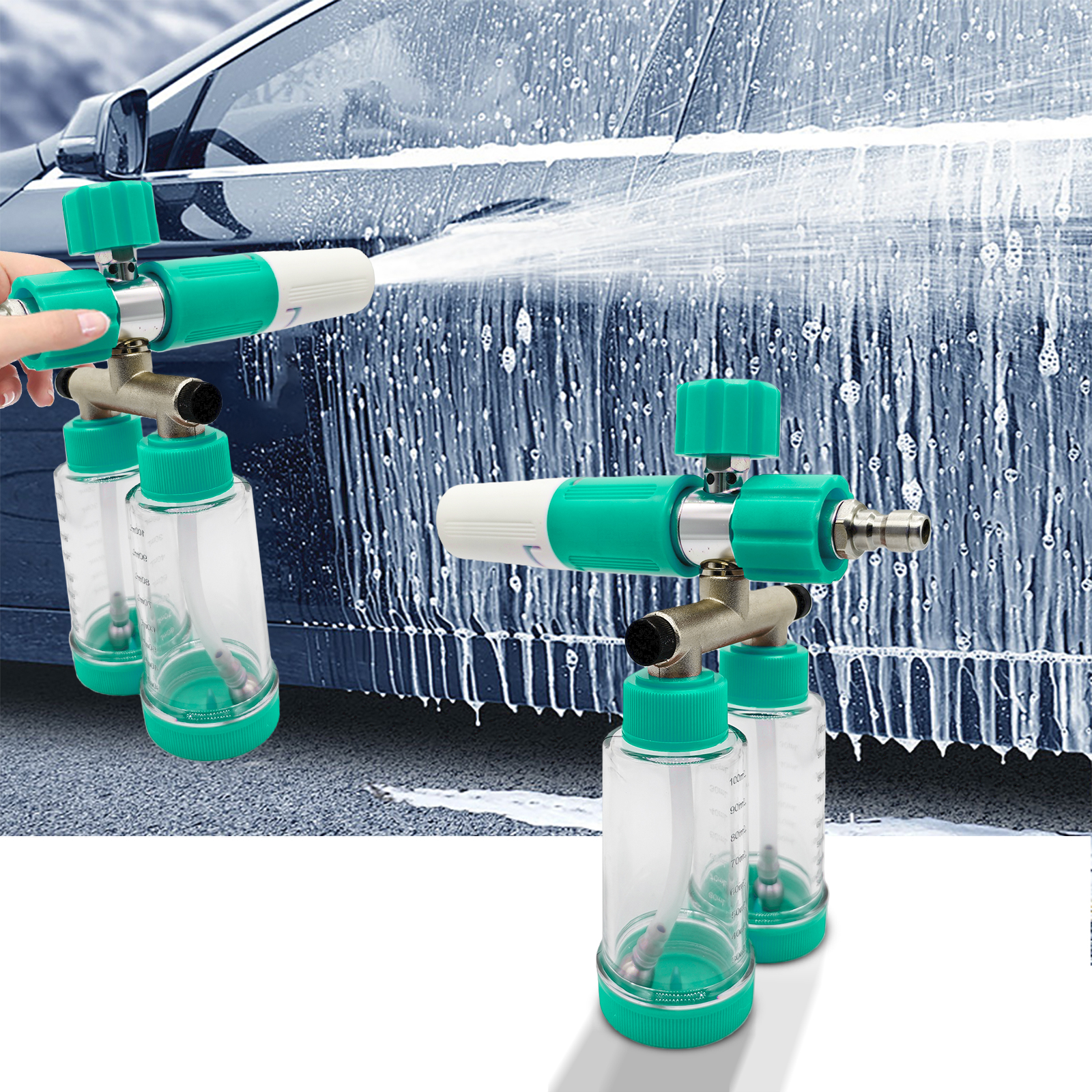 100ML Dual-Kettle Foam Sprayer - Foam Cannon Car Wash recensie en prijs