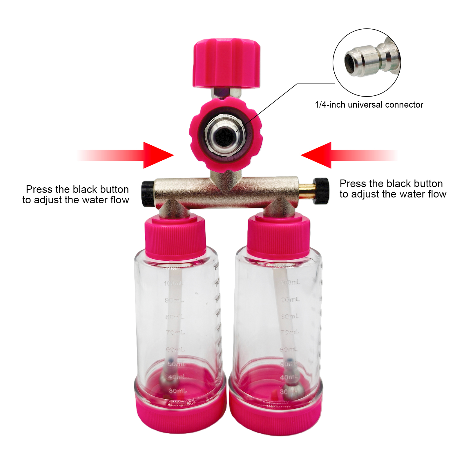100ML Dual-Kettle Foam Sprayer - Foam Cannon Car Wash recensie en prijs