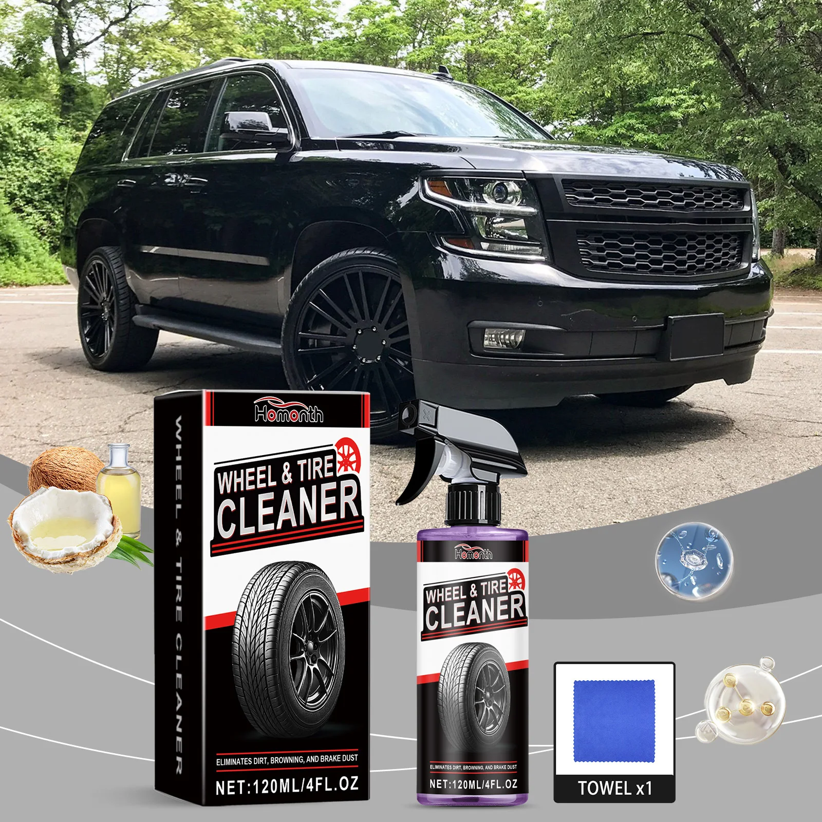 Professional Wheel Tire Cleane - Wheel Cleaner Alloy recensie en prijs